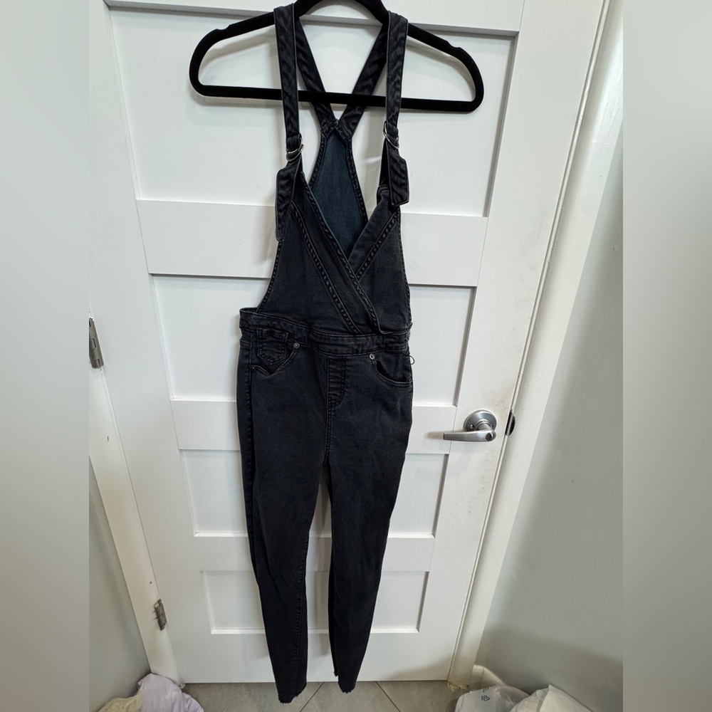 BCBGeneration Black Women's Jeans Overalls